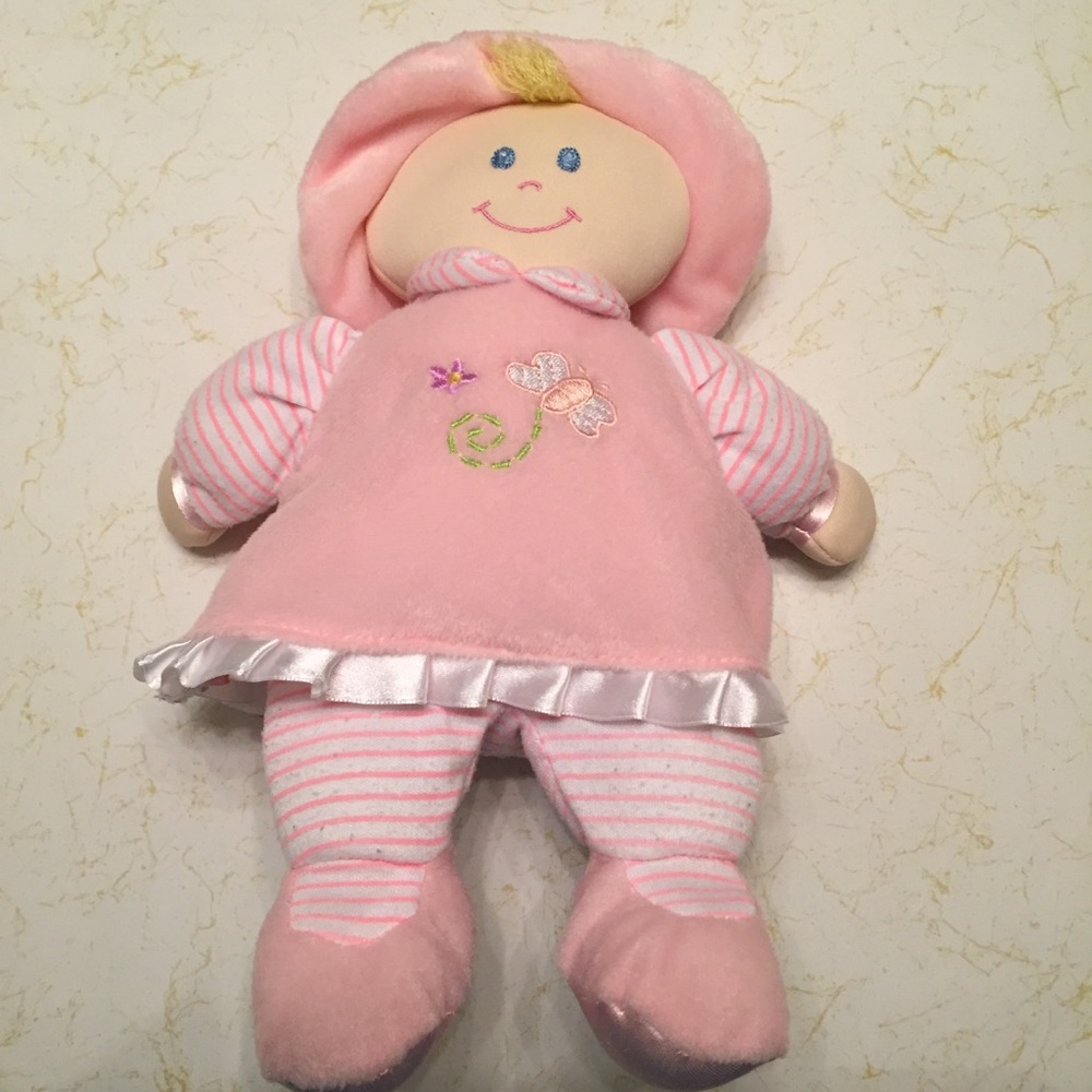 Toys R Us Pink Soft Doll Butterfly